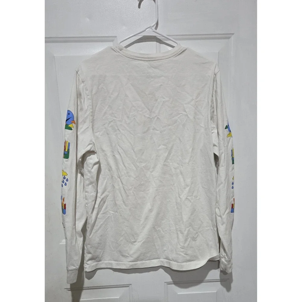 Nike Tee White Long Sleeve Shirt Unifying Through Sports Equality Men L